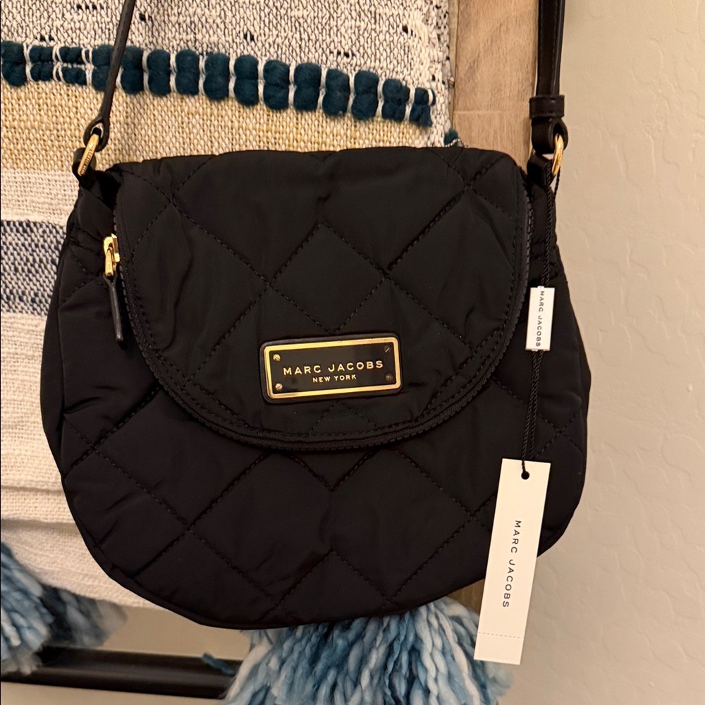 NEW W/tags - Marc Jacobs Quilted Black Crossbody Bag